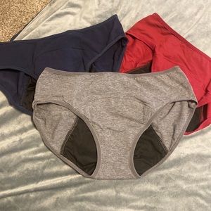 Period underwear 3 pack